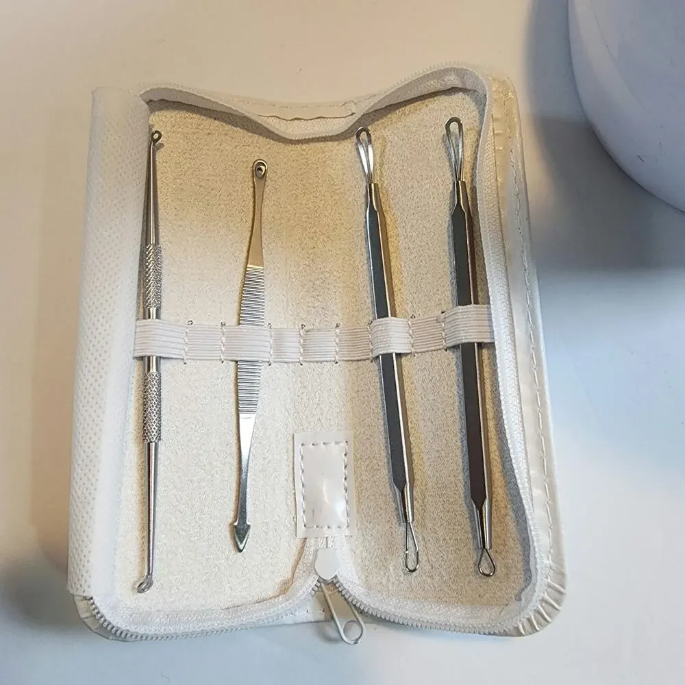 Facial Steamer with Temp Control and 4 PC Skin Toolkit
